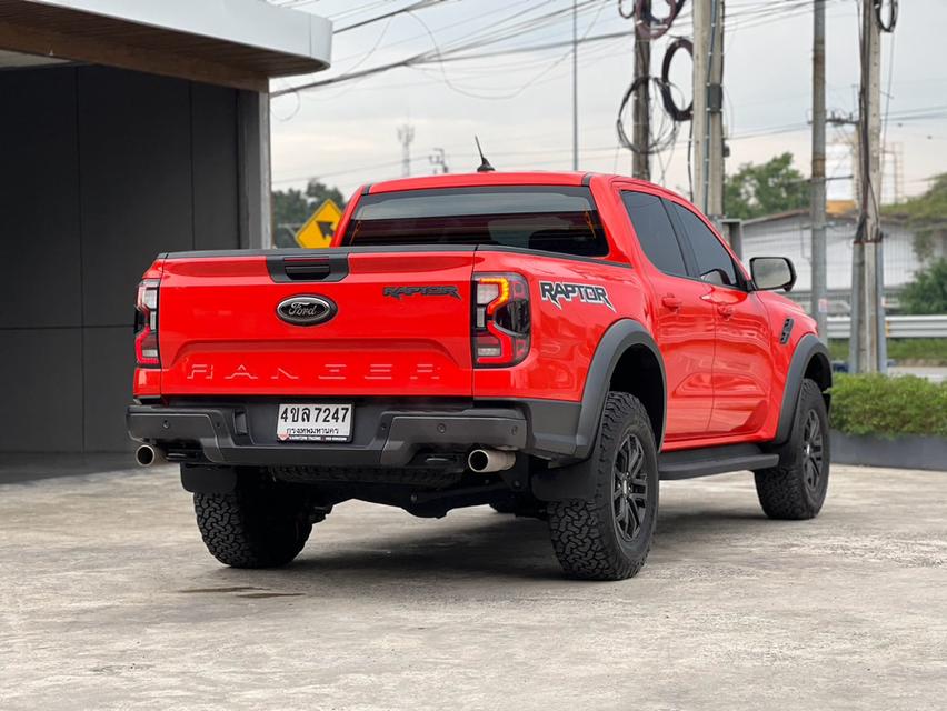 FORD RANGER, 3.0 RAPTOR ECOBOOST 4WD ปี 2022 โฉม DOUBLE CAB สีส้ม สวยจัดๆ เกียร์ออโต้ 10 สปีด รูปที่ 6