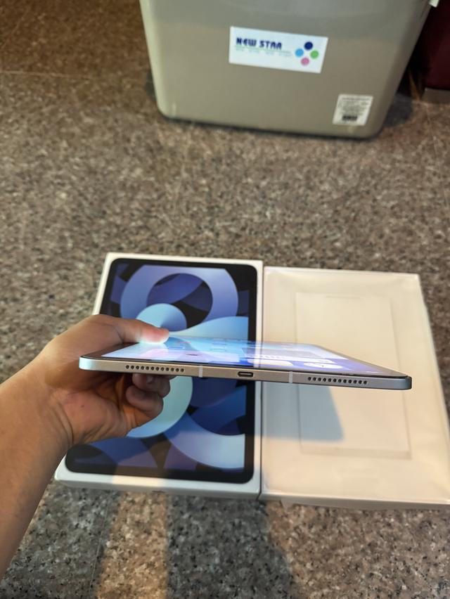 ขายๆๆๆถูกๆๆiPadAir4สีSky Blue มีกล่องอีมี่ตรง256กิ๊กWifi Celluer ใส่ซิมได้ตัวTopสุดใช้งานดีทุกๆฟังชั่นสูนTrueทุกๆฟังชั่นรีสโตได้ตลอดไม่มีติดไอคราว Mod 4