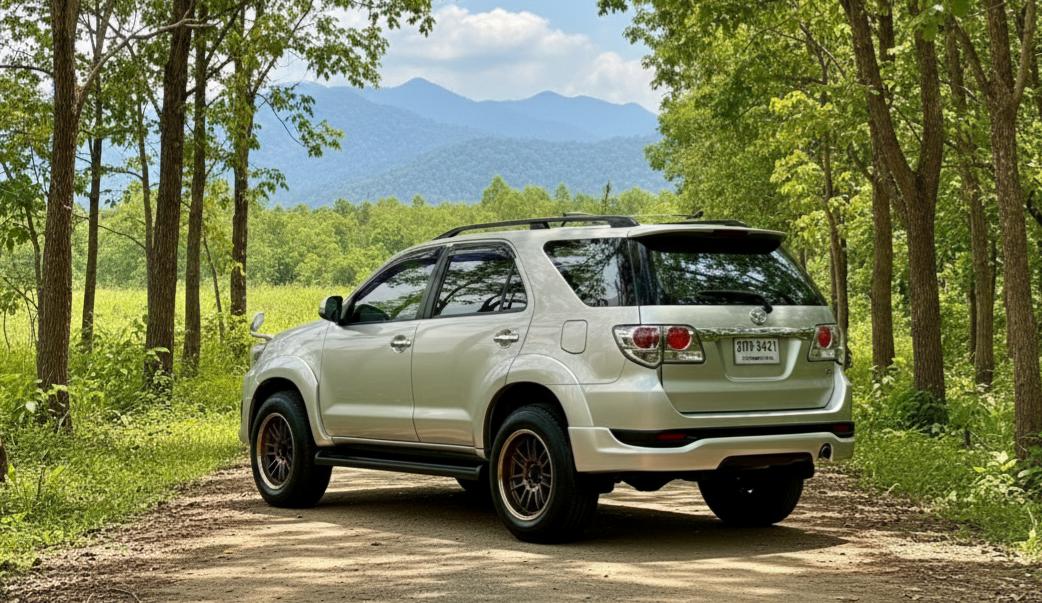 Toyota Fortuner 2.7V  ปี 2013  ซื้อสดมาประกัน ป1 ยังเหลือ มือเดียว เช็คศูนย์ตลอด รถไม่เคยติดแก๊ส รูปที่ 5