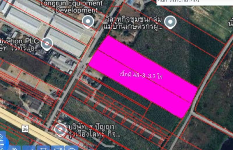 ที่ดินผังม่วงลาย ระยอง นิคมพัฒนา ใกล้BYD 3