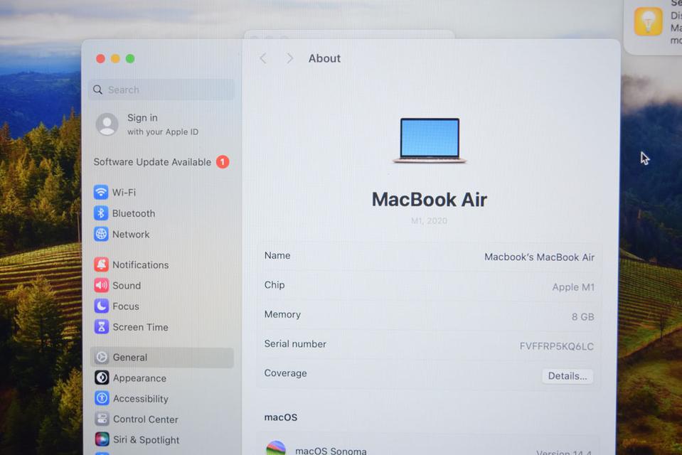 ขายด่วน ! MacBook Air (13-inch M1 2020) Retina สี Gold ไร้ตำหนิ ศูนย์ไทย ราคาเบาๆ 3