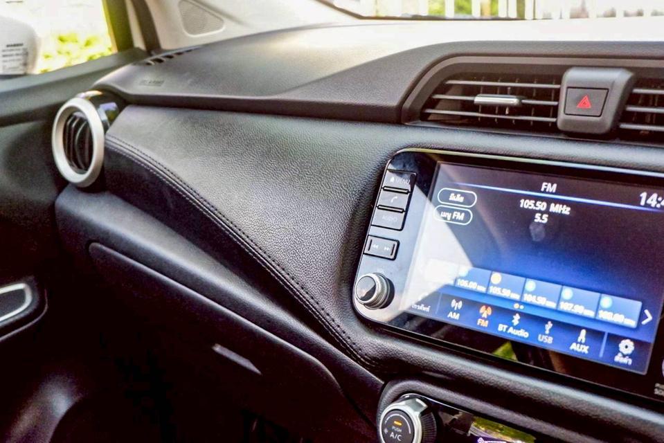 รหัสรถ QT6246 Nissan almera 1.0 VL เกียร์ Auto สีขาว ปี 2021 17