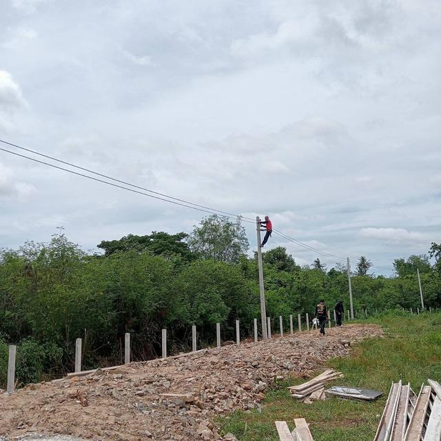 ที่ดินติดคลองแม่ประจันต์ 3-2-22ไร่ ติดถนนดำ ติดห้วยสาธารณะ ติดทางสาธารณะ  2