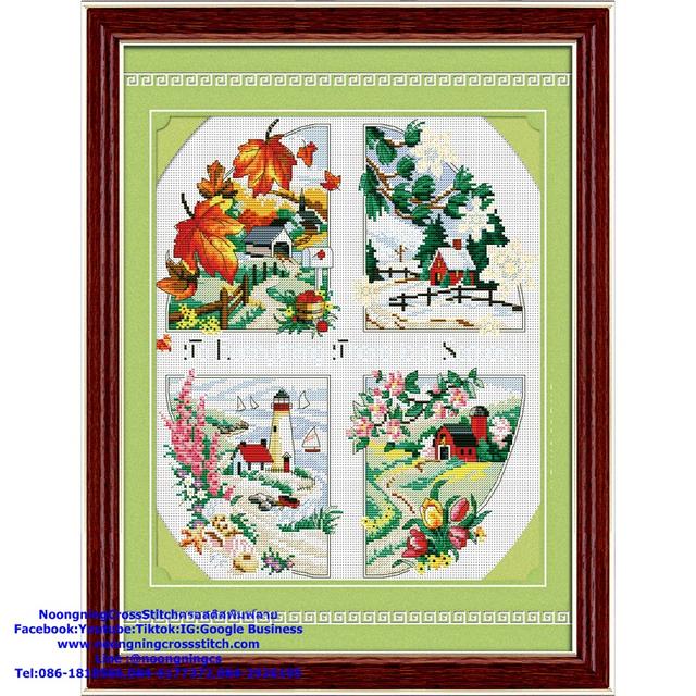 ร้าน Noongning Cross stitch ครอสติสพิมพ์ลาย จำหน่ายอุปกรณ์ครอสติส ภาพติดเพชร622 3