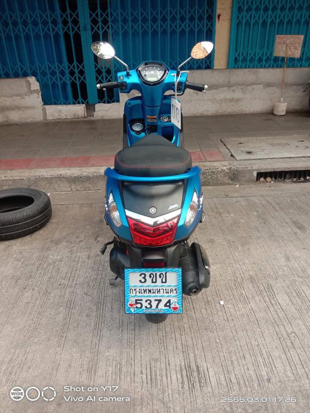 YAMAHA grand filano 2015 สีน้ำเงิน ล้อแม็ก ไมลล์ดิจิตอล