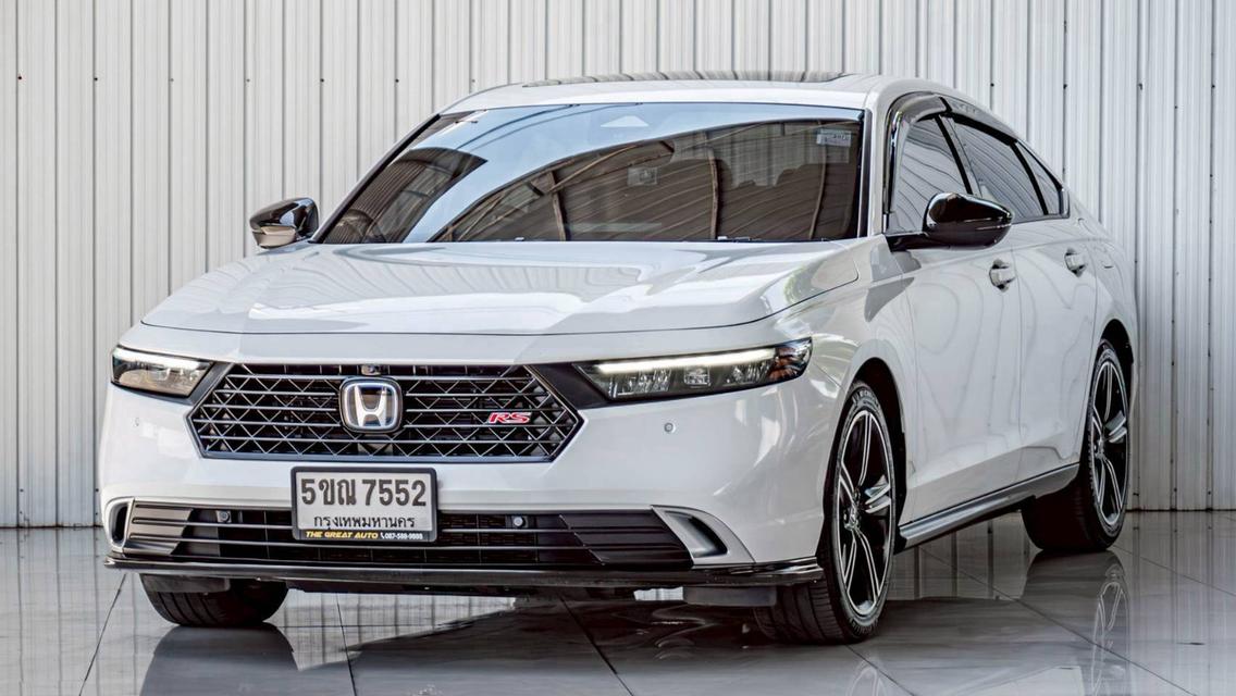 HONDA ACCORD,2.0 eHEV RS Topสุด 2024 รถใหม่มาก ตัวท็อปสุด ประวัติดีชัดเจน ถูกกว่าป้ายแดงถึง 5แสนบาท คุ้มมากๆ
