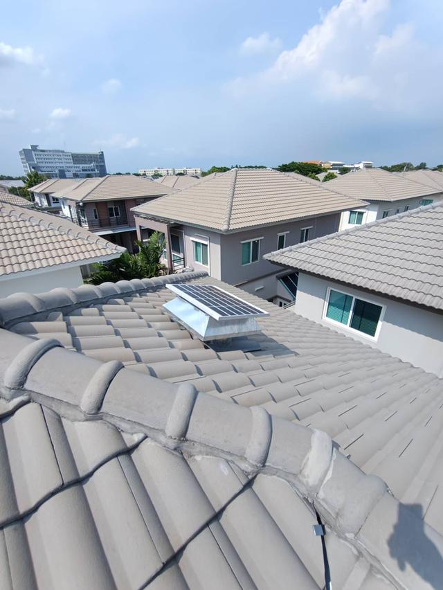 พัดลมระบายอากาศหลังคาพลังงานแสงอาทิตย์