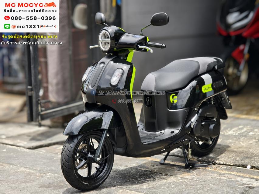 Fazzio 125 2022 วิ่ง3000โล รุ่นTop กุญแจรีโมท บุคเซอวิสครบ มีระบบYconnect NO1121