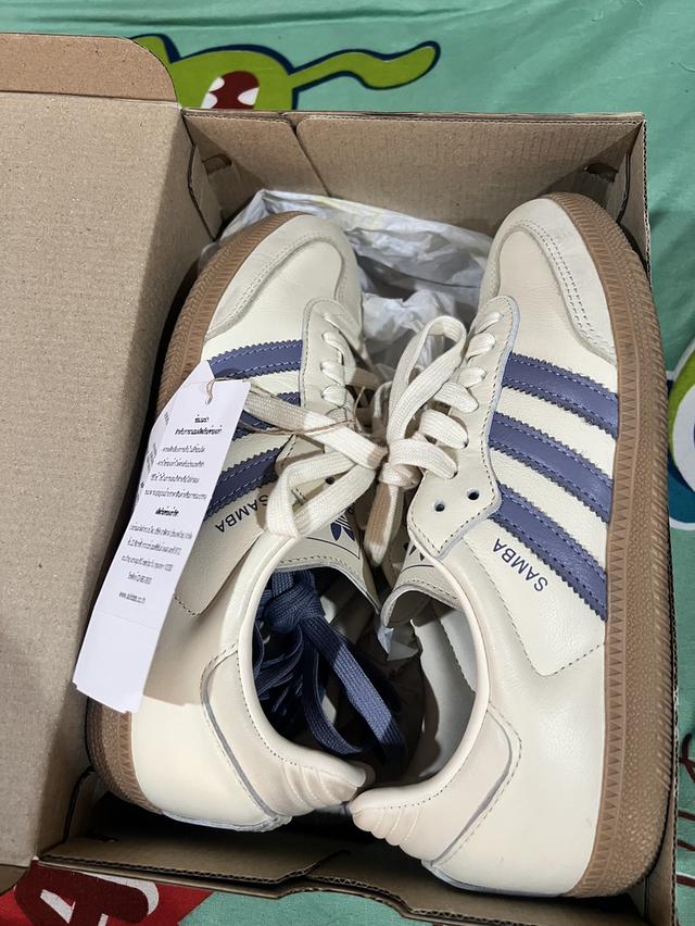 รองเท้า Adidas Samba OG W Size 38.5  ❤️‍🔥ปล่อยต่อ2,000❤️‍🔥  มือสอง ใส่ไม่ถึง10ครั้ง  อปก.ของแท้ งานป้าย มีกล่อง💯  📍นัดรับ ซ.พหลโยธิน24 bts/