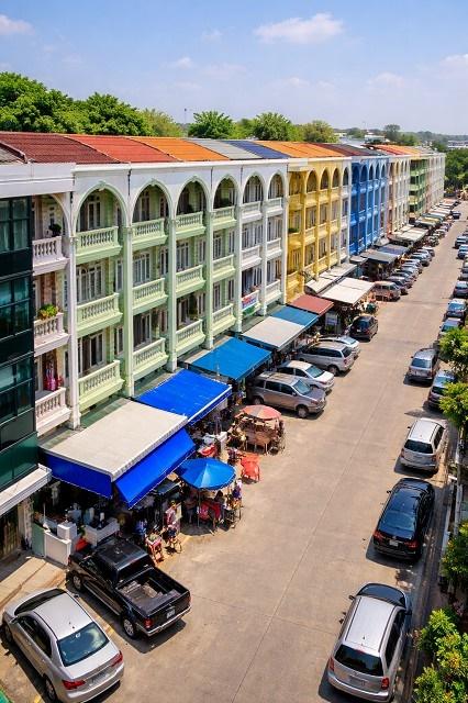 ใกล้Big C บางบอน 2.5 กม. 18 ตร.ว.320 ตร.ม. ใกล้ตลาดบางบอน 1.2 กม.7-11 ธนาคาร เอกชัย กาญจนา อาคารพาณิชย์ให้เช่า 3นอน 3แอร 2