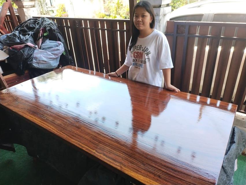 ไม้แผ่นเดียว ไม้แท้ 100cmx200cm หนา 5 cm รูปที่ 7
