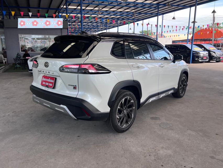 ขาย Toyota Cross 1.8 GR Sport Hybrid ปี 2022 ออโต้ สีขาว เครื่องเบนซิน+ไฟฟ้า รถสวยขับดี ประหยัดน้ำมัน รูปที่ 7