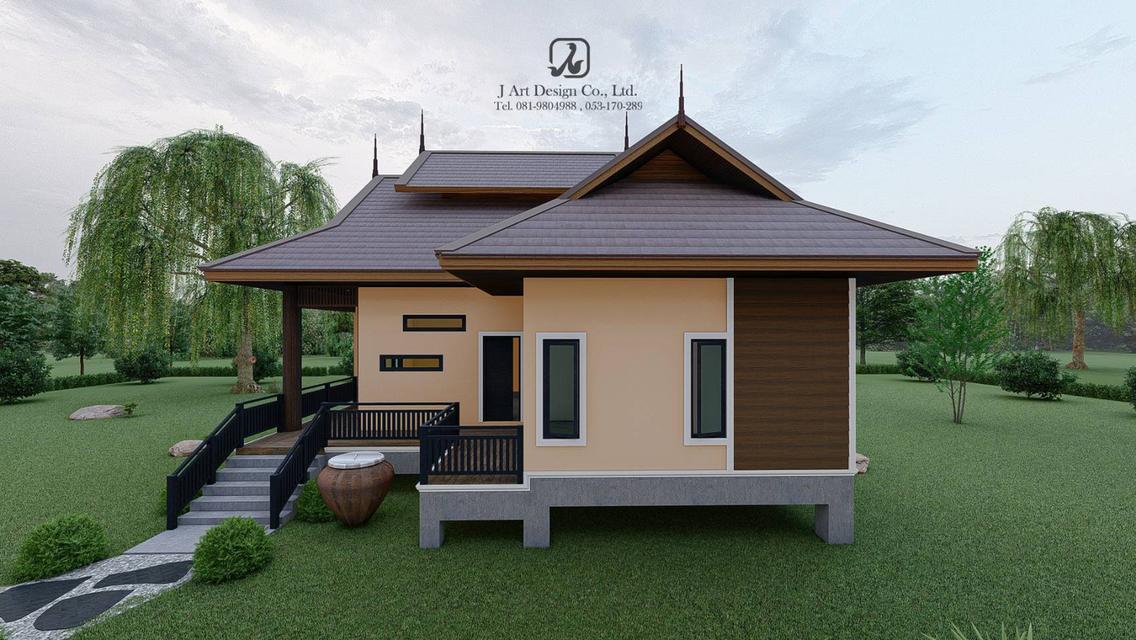 รับออกแบบบ้านพร้อมก่อสร้างบ้าน บริการรับเหมาก่อสร้างทั่วไทย 1