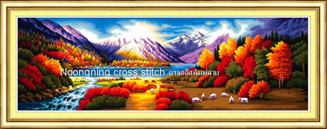 ร้าน Noongning Cross stitch ครอสติสพิมพ์ลาย จำหน่ายอุปกรณ์ครอสติส ภาพติดเพชร1556 2