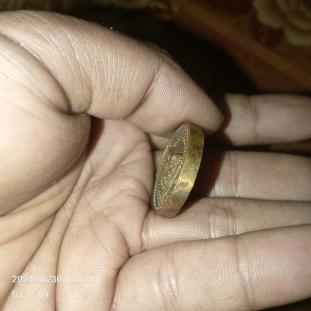เหรียญหล่อโบราณหลวงพ่อทวด(ล้อเเม็ก)เสาร์ห้าปี39 2