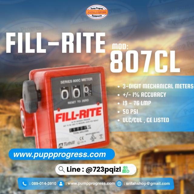 fill rite 807cl 