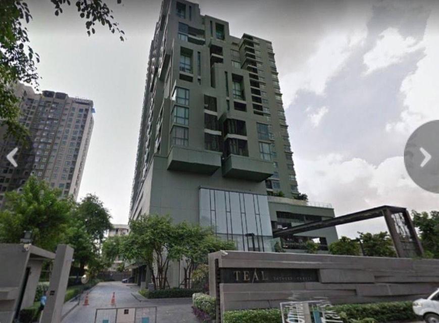 ขายคอนโดTeal Sathorn - Taksin ชั้น 8 ห้องมุม วิวสระ ใกล้BTS วงเวียนใหญ่ 1