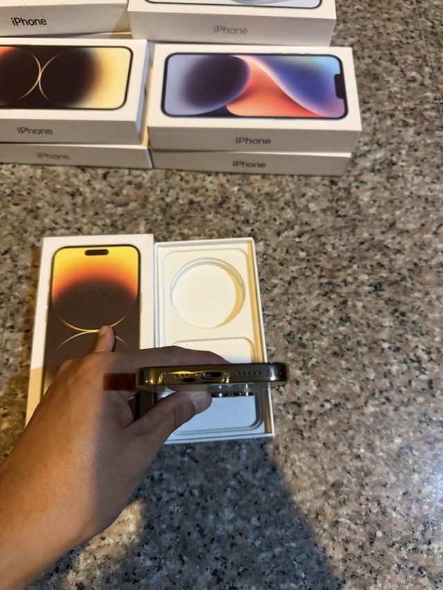 ขายไอโฟน14ProสีGold128กิ๊กมีกล่องสวยๆใช้งานดีแบตยัง90อยู่เลยหายสห รูปย่อยที่ 4