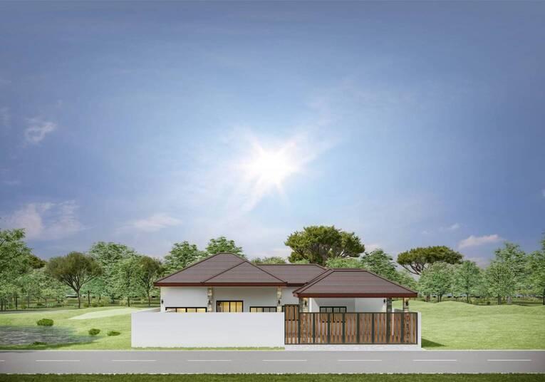 Land worth investing in, suitable for a private golf driving range and has 1 house/pool to build and sell for profit. 5