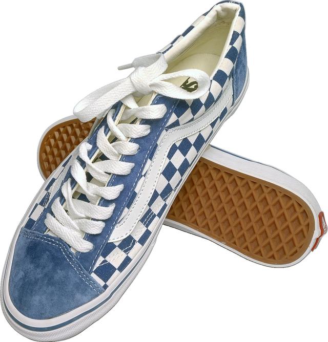 VANS รองเท้าผ้าใบของใหม่ สีน้ำเงิน จัดส่งฟรี!!! เก็บปลายทาง 2