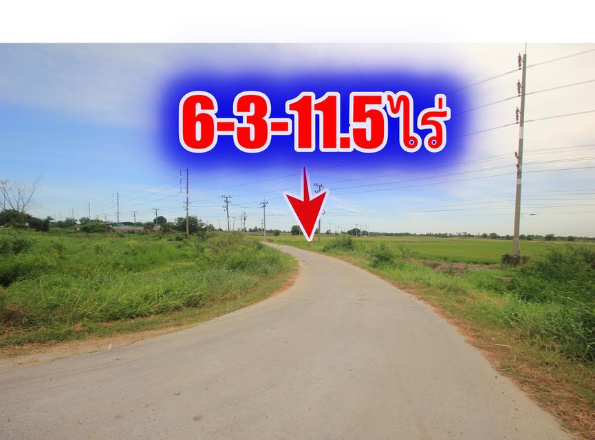 ขายที่ดินบางไทรพระนครศรีอยุธยา ถนนปทุมธานีสามโคกเสนา ที่ดินถมแล้ว 6-3-11.5ไร่ ใกล้นิคมบ้านแพน ที่ดินสร้างบ้าน หอพัก โกดังเก็บสินค้า ศูนย์กระจายสินค้า