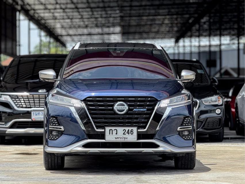 ปี 2023 NISSAN KICKS, 1.2 AUTECHโฉม ปี20-ปัจจุบัน สีน้ำเงิน รับประกันระบบไฟฟ้า e-POWER นาน 5 ปี