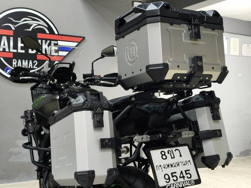 Kawasaki Versys650 ปี 2025 abs จอสีโฉมปัจจุบัน สภาพเหมือนออกศูนย์ แต่งเต็ม รูปที่ 4