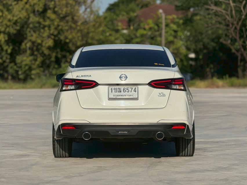 NISSAN ALMERA Sedan 4dr VL TOP  XTRONIC CVT FWD 1.0iTC Y2020. สีขาว เกียร์ออโต้ 7