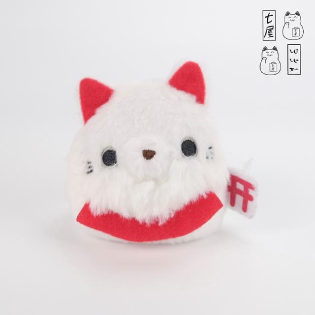 ตุ๊กตา จิ้งจอก อินาริ แมวก้อน ดังโกะ 🦊 Kitsune ・ White Fox Plush ・ SAN-EI ・ Dango Friends ・ Petit 8 cm 🍡 รูปที่ 4