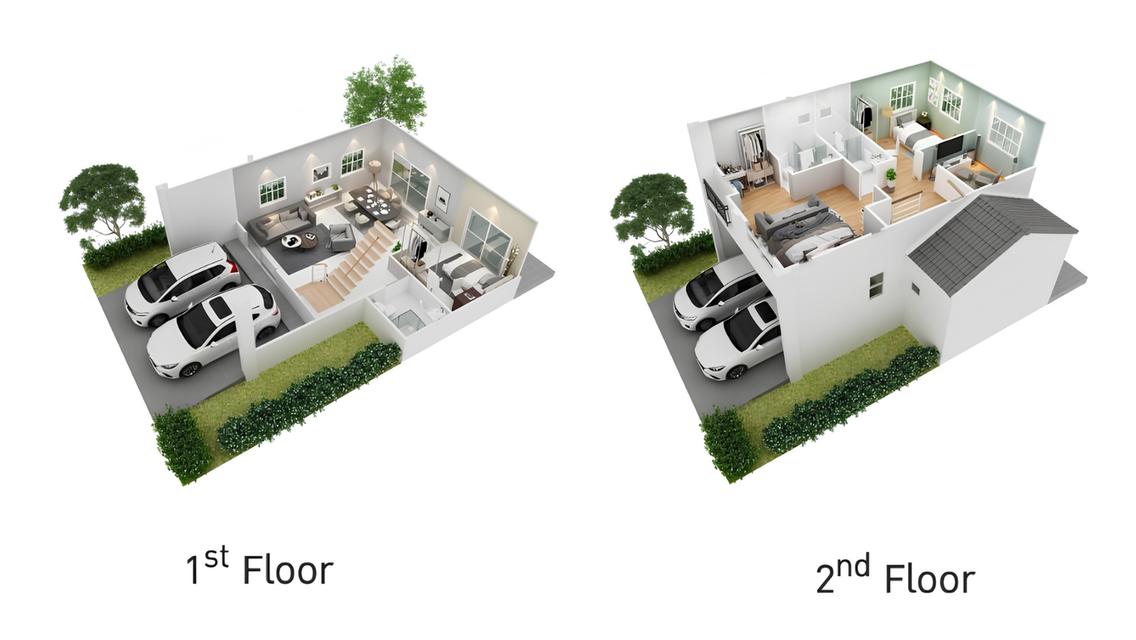 ให้เช่า บ้านแฝดใกล้สุวรรณภูมิ จ่ายเพียง 17,900 บาท/เดือน* 8