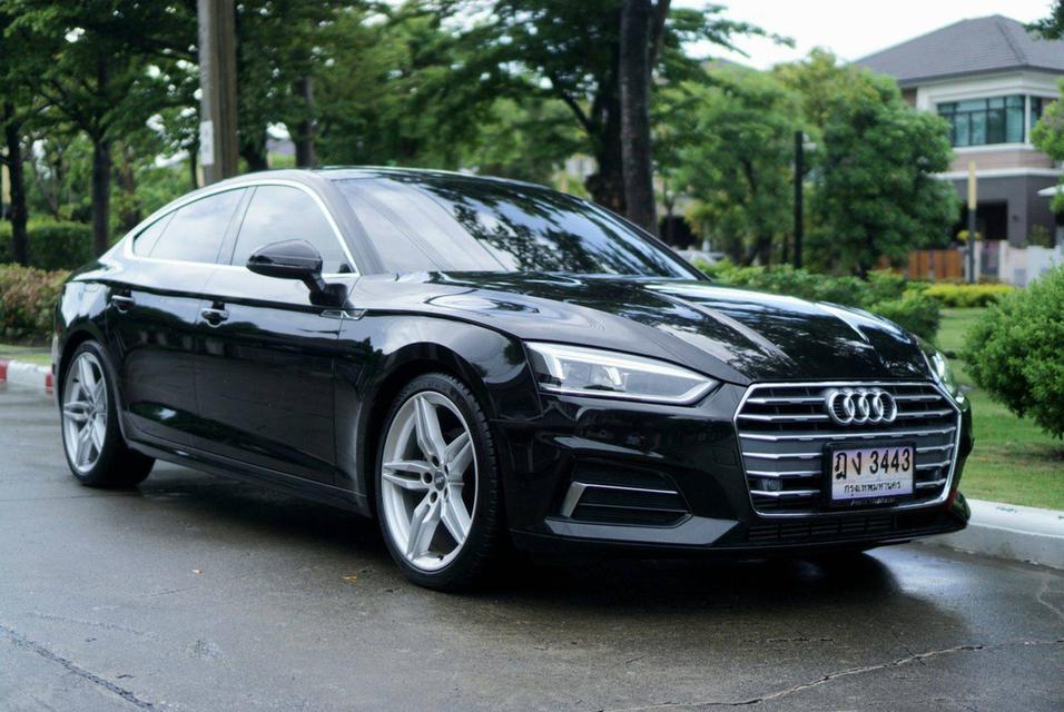 Audi A5 SPORTBACK 40 TFSI 2018 สีดำ รถเจ้าของเดียว ตัวถังเดิมสวย สภาพป้ายแดง รูปที่ 7
