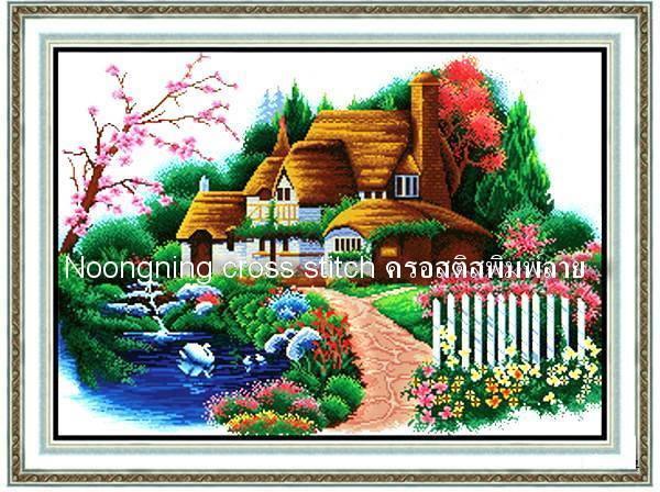 ร้าน Noongning Cross stitch ครอสติสพิมพ์ลาย จำหน่ายอุปกรณ์ครอสติส ภาพติดเพชร1651 6