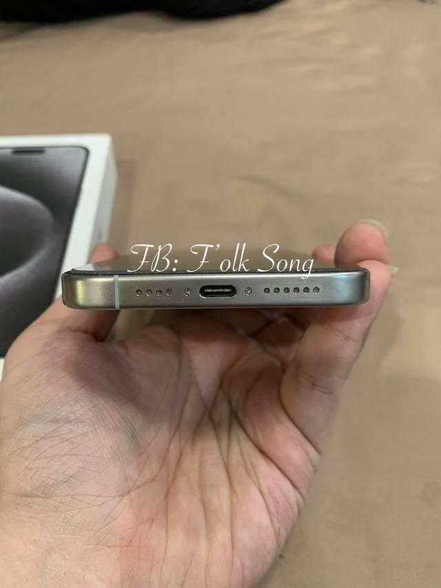 iPhone 15 Pro Max 256 GB สี White Titanium รูปที่ 6