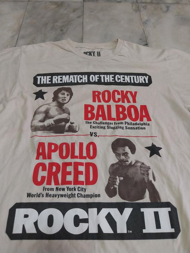 เสื้อยืดแขนสั้น แนวหนังภาพยนตร์ Rocky II แท้ มือสอง สภาพดี ของพร้อมส่งครับ รูปย่อยที่ 2