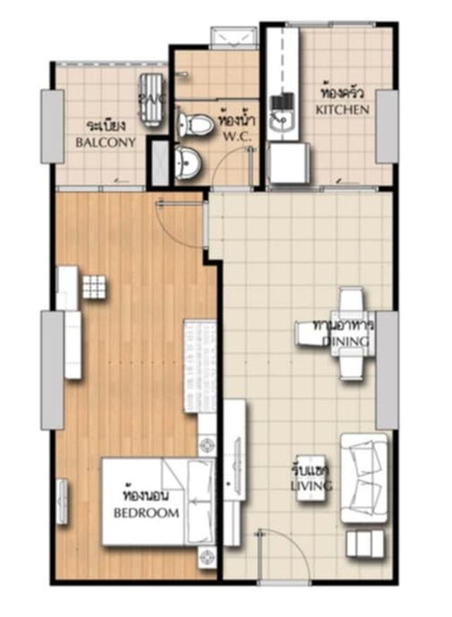 ให้เช่าคอนโด ศุภาลัย ปาร์ค เอกมัย-ทองหล่อ ห้องใหญ่ วิวโล่ง ชั้น 21 ผนังห้องไม่ติดใคร 1 ด้าน 1 ห้องนอน 1 ห้องน้ำ ขนาด 54.05 ตารางเมตร เฟอร์นิเจอร์และเค 11