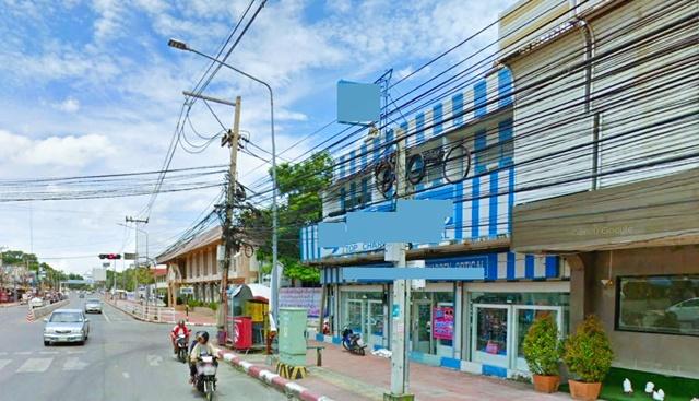 โชว์รูม ริมแม่น้ำ บิ๊กซี นครสวรรค์ 600ม. ให้เช่าอาคาร 2 ชั้นหัวมุม 3 คูหาตีทะลุ เซ็นทรัล นครสวรรค์ 1.29 กม. 4นอน ถนนใหญ่