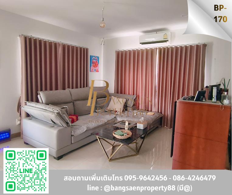 ขายบ้านเดี่ยวหลังมุม 64 ตร.วา   มบ. สายลมชมวิว บางแสน ชลบุรี 7