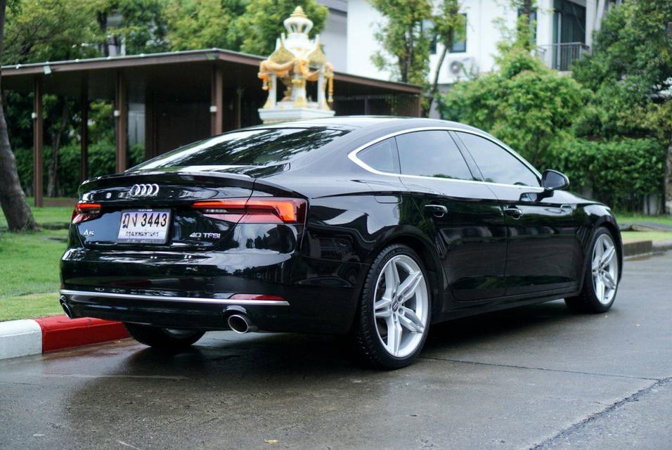 Audi A5 SPORTBACK 40 TFSI 2018 สีดำ รถเจ้าของเดียว ตัวถังเดิมสวย สภาพป้ายแดง รูปที่ 8