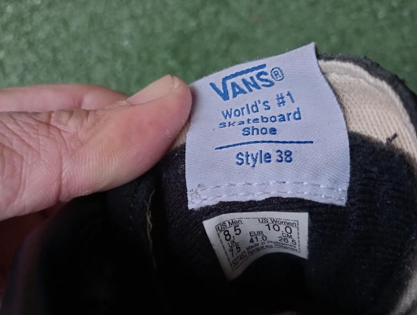 Vans ผ้าใบหุ้มข้อ มือสอง สภาพเหมือนใหม่ ส่งฟรี! 6