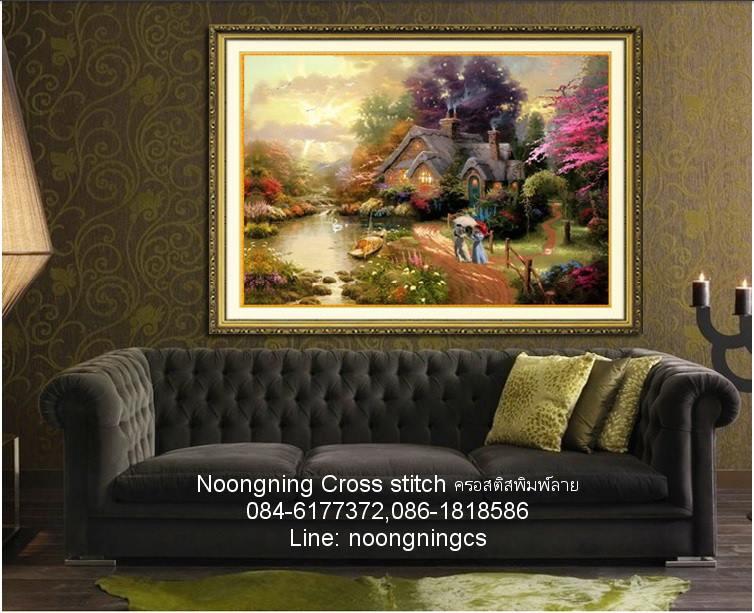 ร้าน Noongning Cross stitch ครอสติสพิมพ์ลาย จำหน่ายอุปกรณ์ครอสติส ภาพติดเพชร1621 4