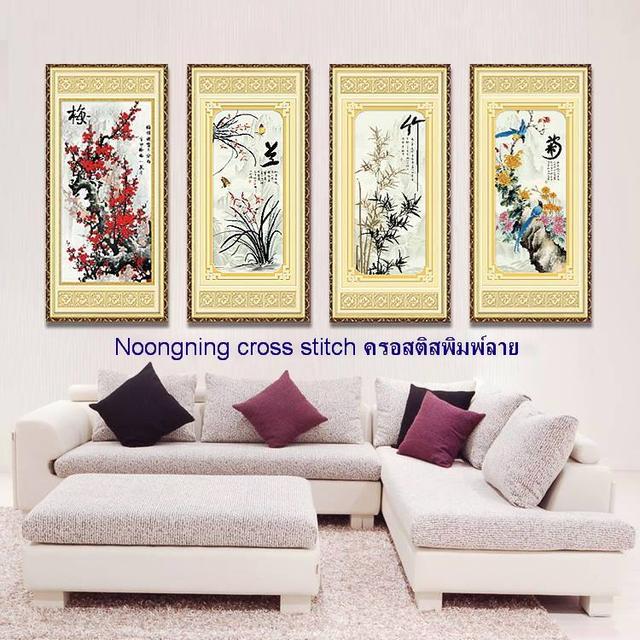 ร้าน Noongning Cross stitch ครอสติสพิมพ์ลาย จำหน่ายอุปกรณ์ครอสติส ภาพติดเพชร1048 5