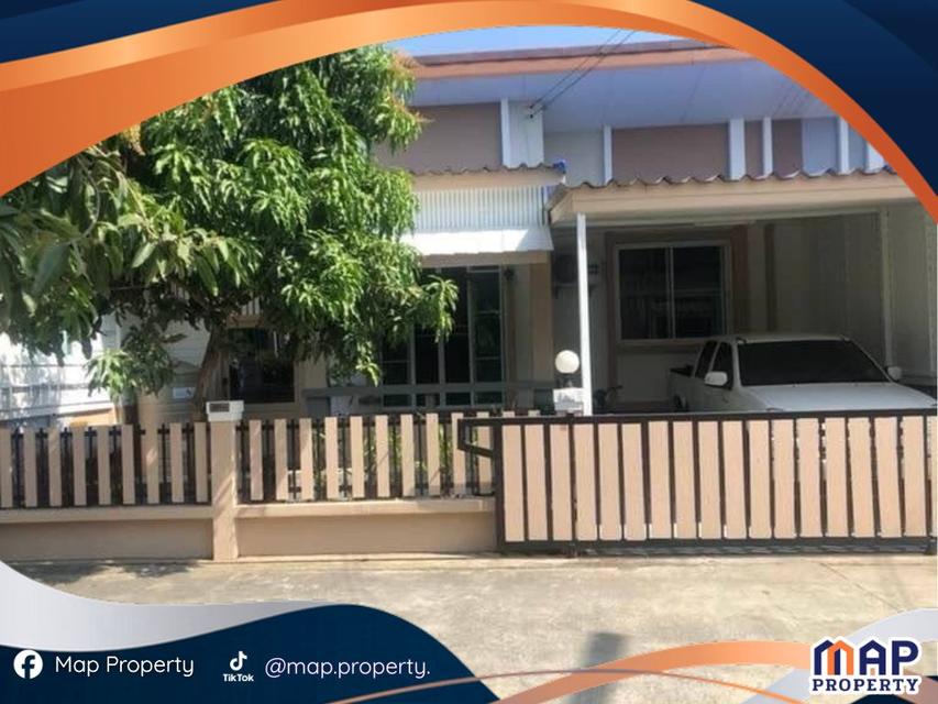 บ้านแฝดพร้อมอยู่ ราคาต่ำกว่าท้องตลาด ใกล้ ม.เทคโนโลยีราชมงคลธัญบุรี 1