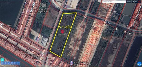 เหมาะสร้างโกดัง คลังสินค้า สำนักงาน  ผังสีเหลือง  เนื้อที่ 5-1-26 ไร่  ไร่ละ 7.5 ล้าน บางพลี สมุทรปราการ 3