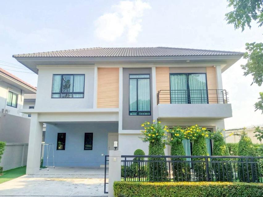 ให้เช่า บ้านเดี่ยว ไลฟ์ บางกอก บูเลอวาร์ด รามอินทรา 𝟔𝟓 บ้านแปลงสวย หน้าสวน พร้อมเข้าอยู่ ใกล้รถไฟฟ้าสายสีชมพู สถานีวัชรพล และคู้บอน 1