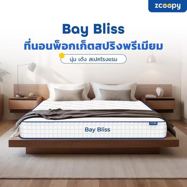ที่นอน Zcoopy รุ่น Bay Bliss 6 ฟุต หนา 9 นิ้ว มือหนึ่ง