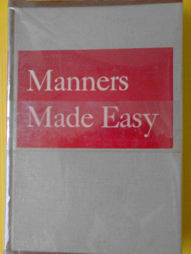 หนังสือภาษาอังกฤษเรื่องมารยาทในการเข้าสังคม