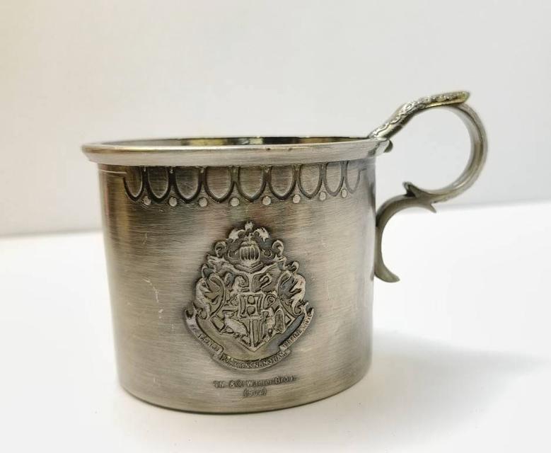 แก้วโลหะ Harry Potter แฮร์รี่ พอตเตอร์ ลายตรา Hogwart วินเทจ (ของพรีเมียมแท้ปี 2002) แก้วน้ำยาสรรพรสหายาก รูปย่อยที่ 1