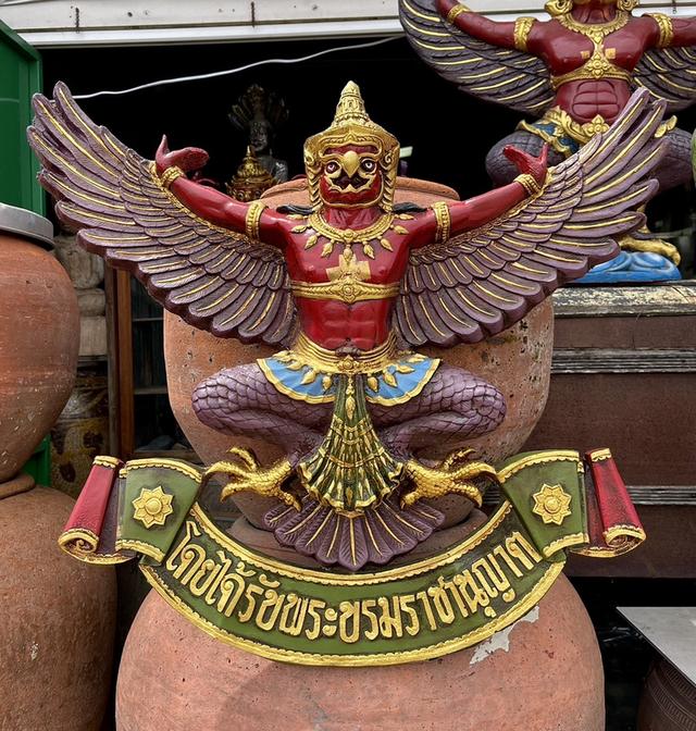 พญาครุฑ ครุฑธนาคารเก่า ครุฑหน้าเทพบุตร ขนาด70ซม