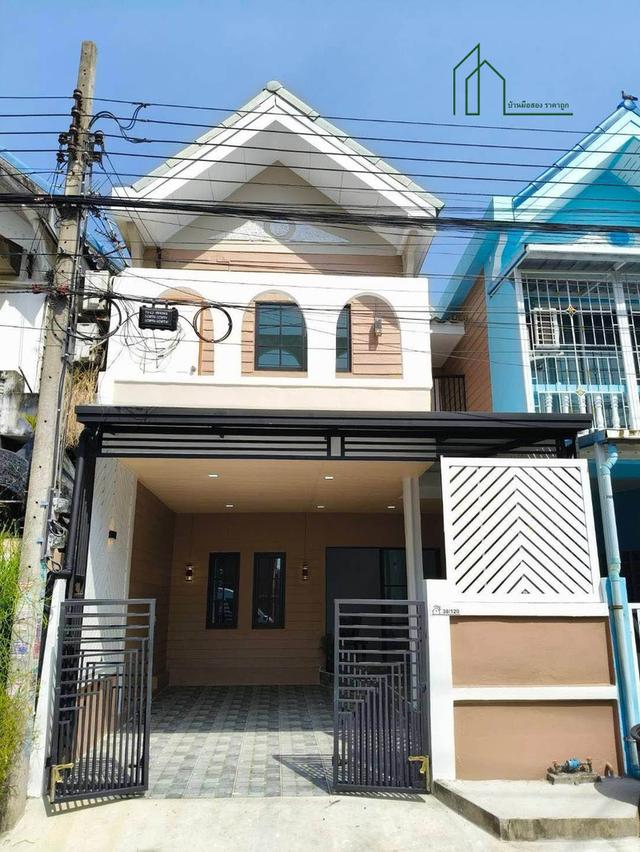 ทาวน์เฮาส์ 2 ชั้น หมู่บ้านแดนทอง รีโนเวทใหม่ วัชรพล สุขาภิบาล 5  2