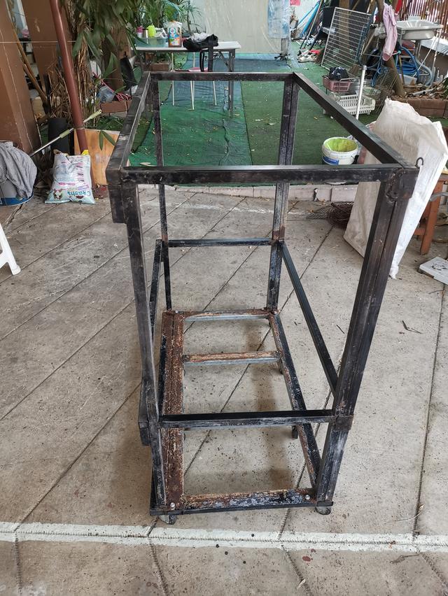 ชั้นวางของ เหล็ก มีล้อเลื่อน ขนาด 55x100x113 cm 6